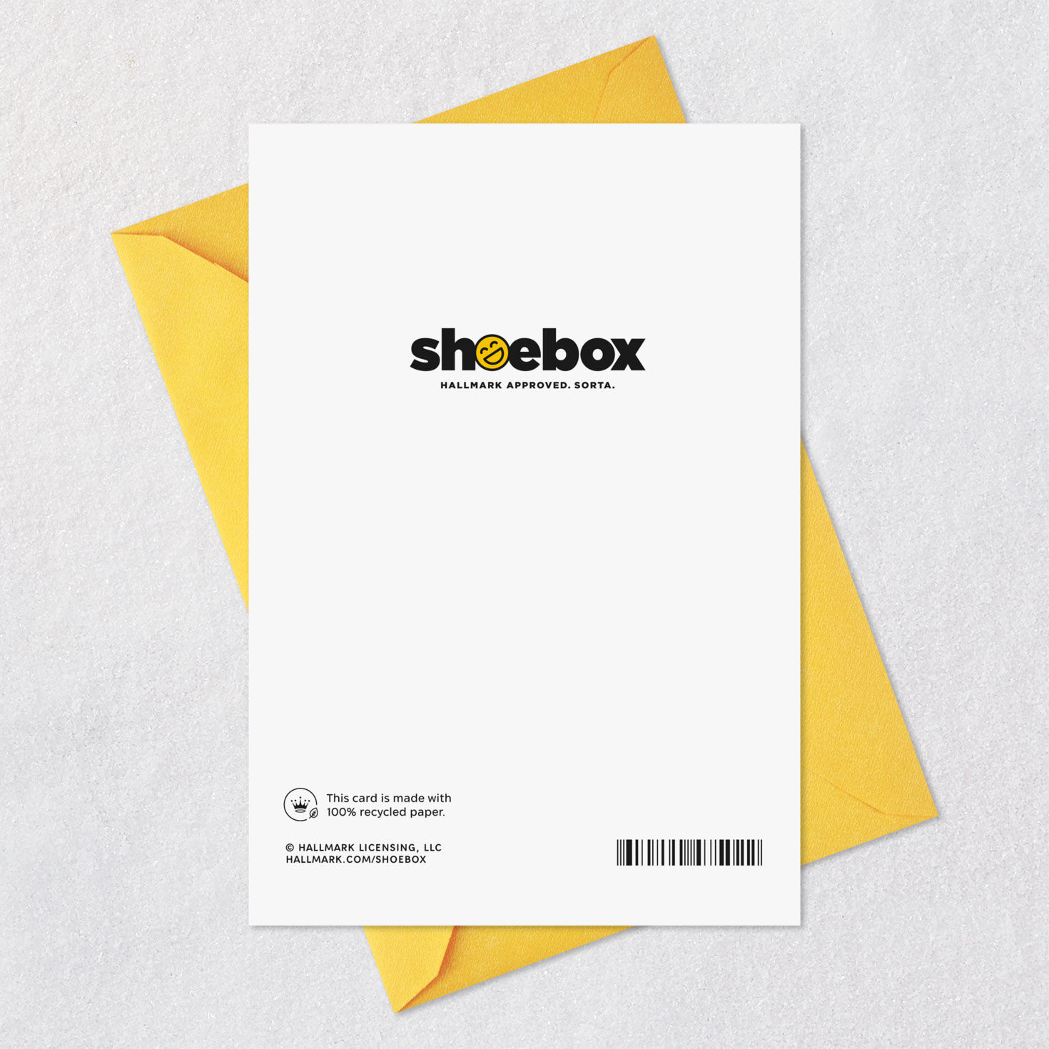 Meh Unicorn Pep Talk Funny Encouragement Card Card Back with Envelope image number 7