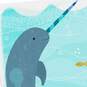 3.25" Mini Glad You Exist Narwhal Thinking of You Card, , large image number 5