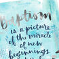 New Beginnings Religious Baptism Card Card Front Detail image number 5
