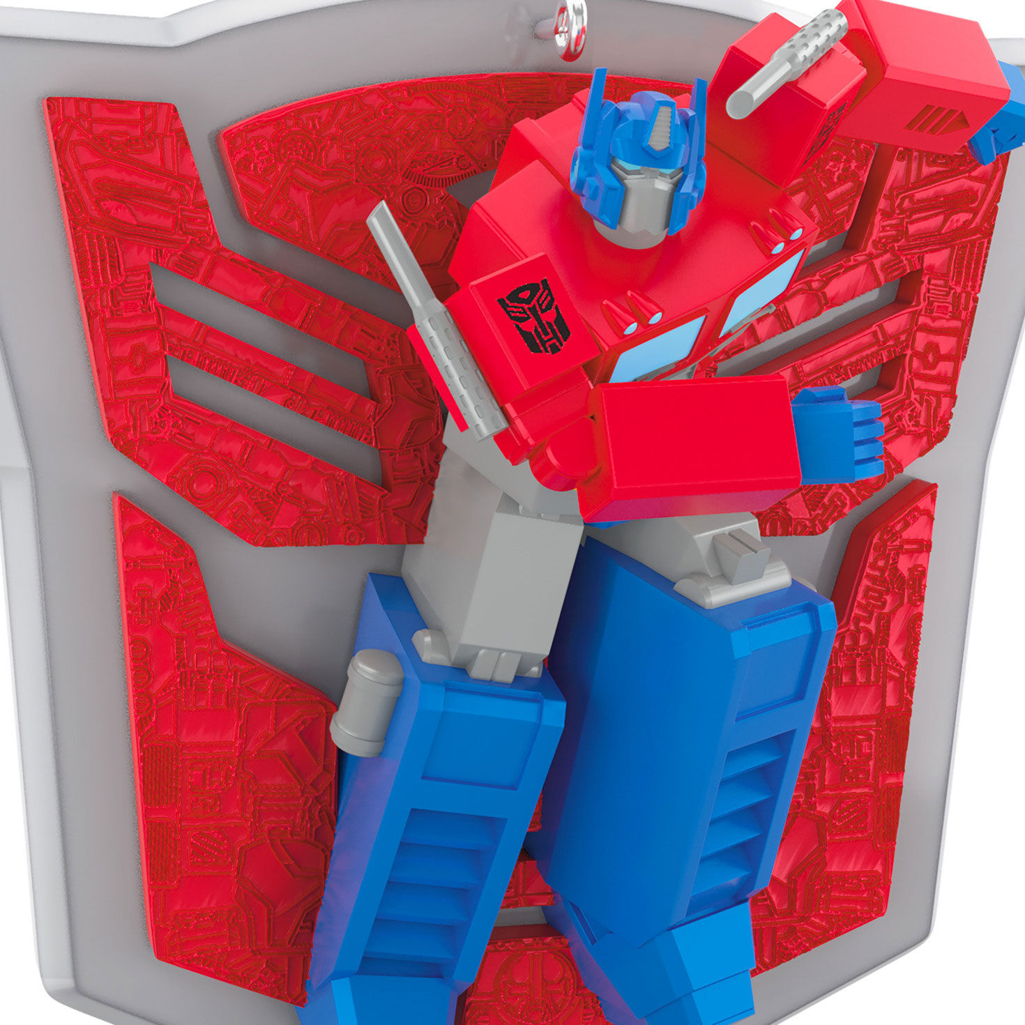 Transformers Optimus Prime on Logo Keepsake Ornament  image number 5