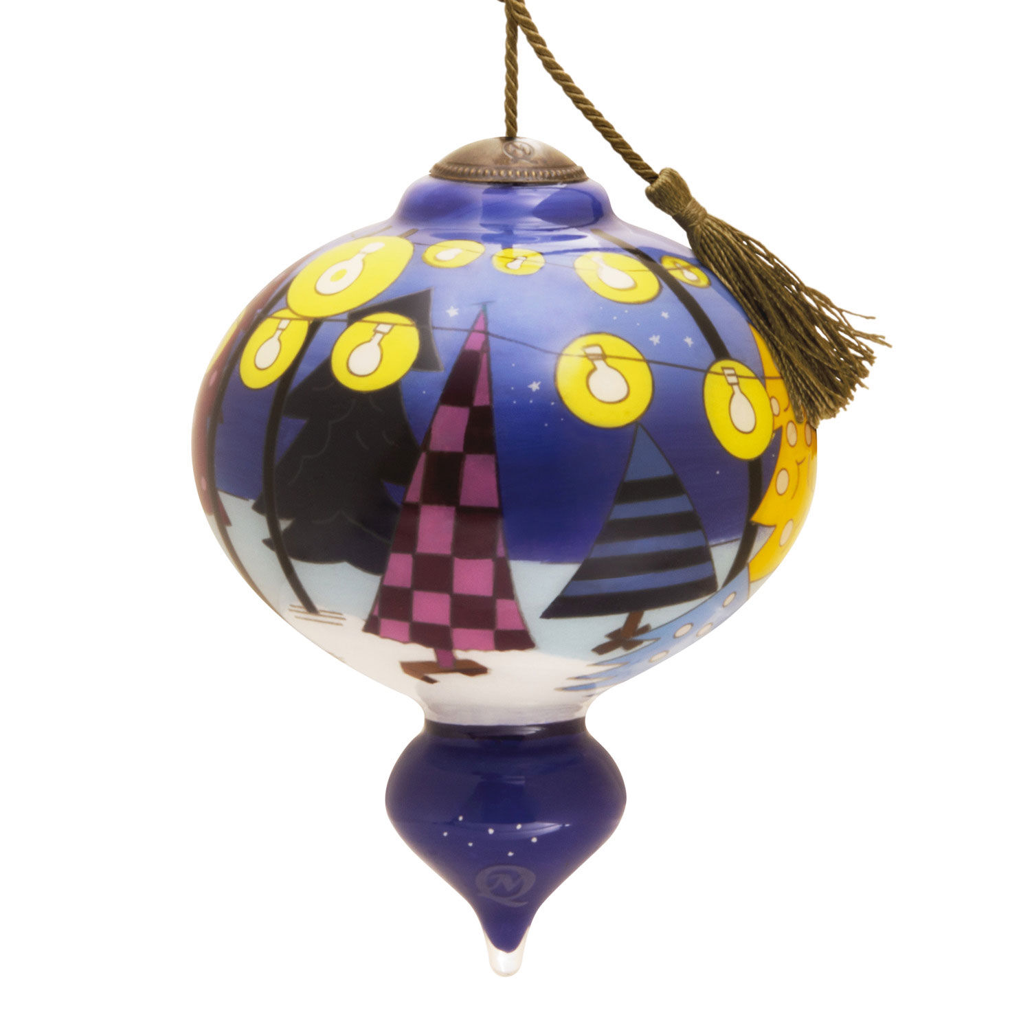 Peanuts&reg; Ne'Qwa Art&reg; A Charlie Brown Christmas Hand-Painted Glass Hallmark Ornament, , large image number 5