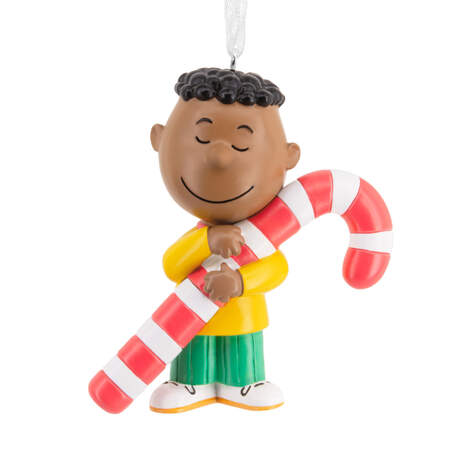 Peanuts Franklin Christmas Ornament front