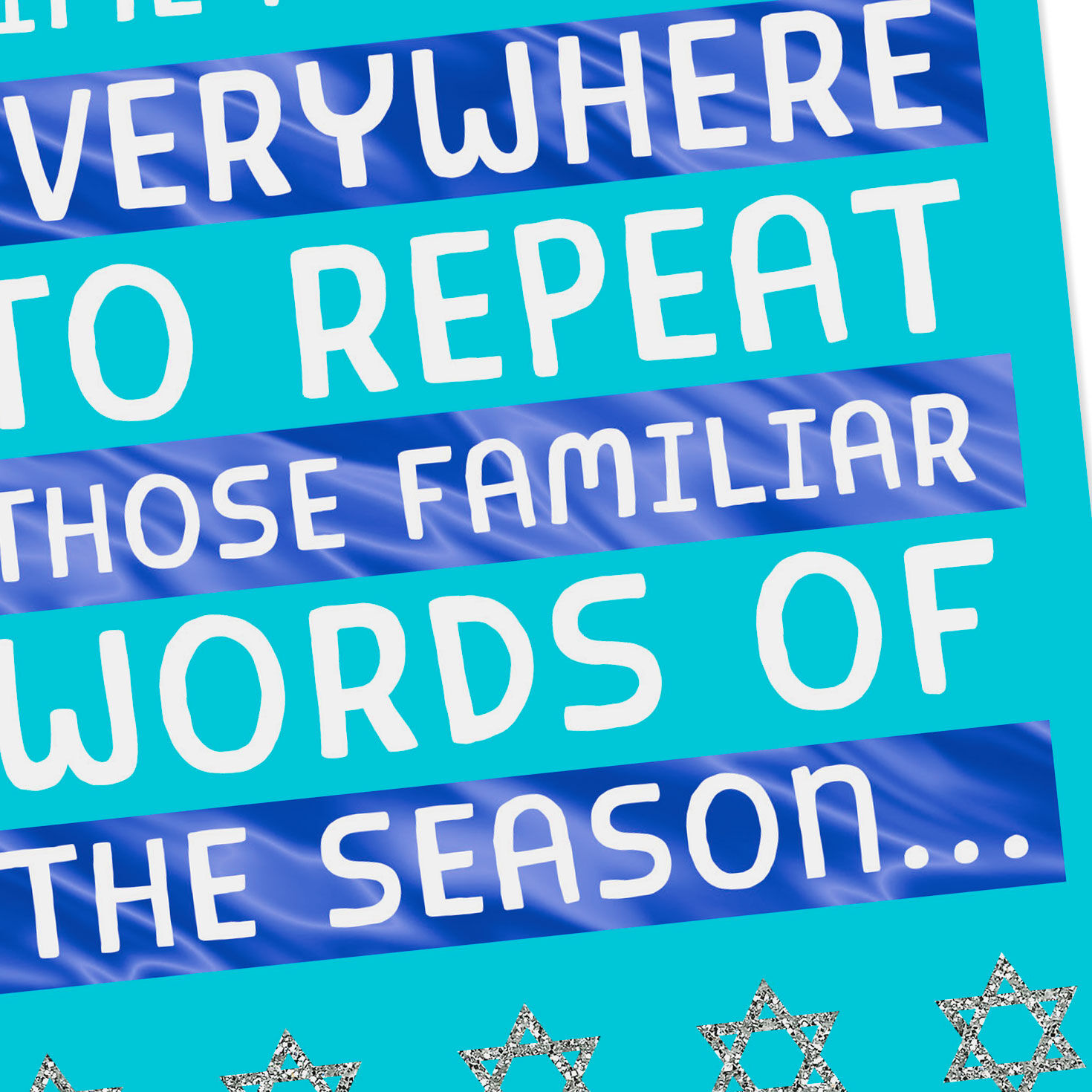 Words of the Season Funny Hanukkah Card for only USD 2.99 | Hallmark