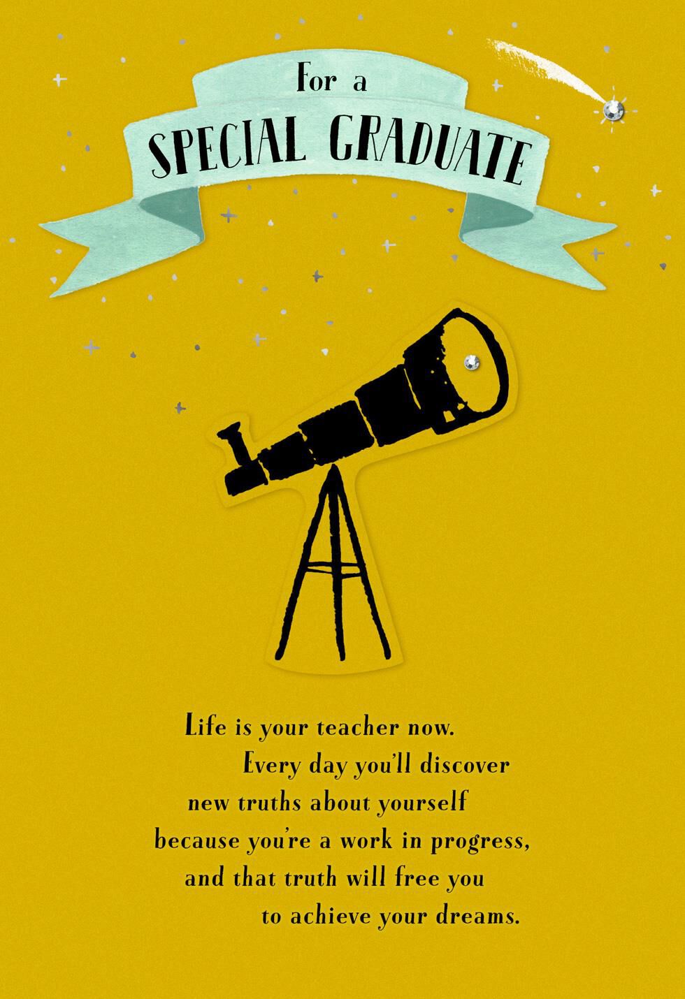 The Future Is Lucky Graduation Card