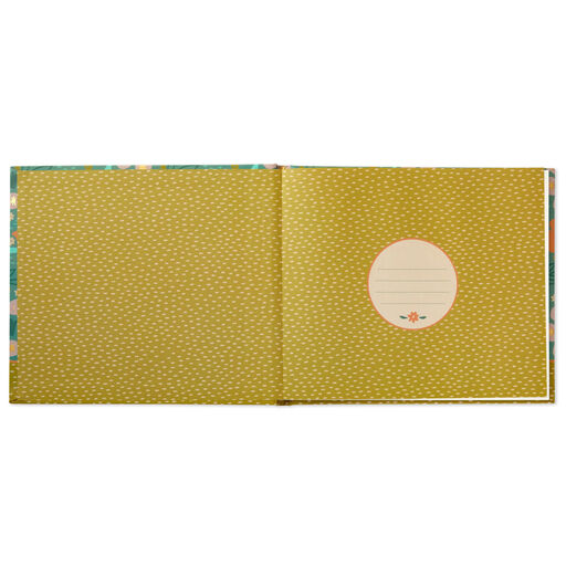 Mod Floral Pattern Guest Book, 