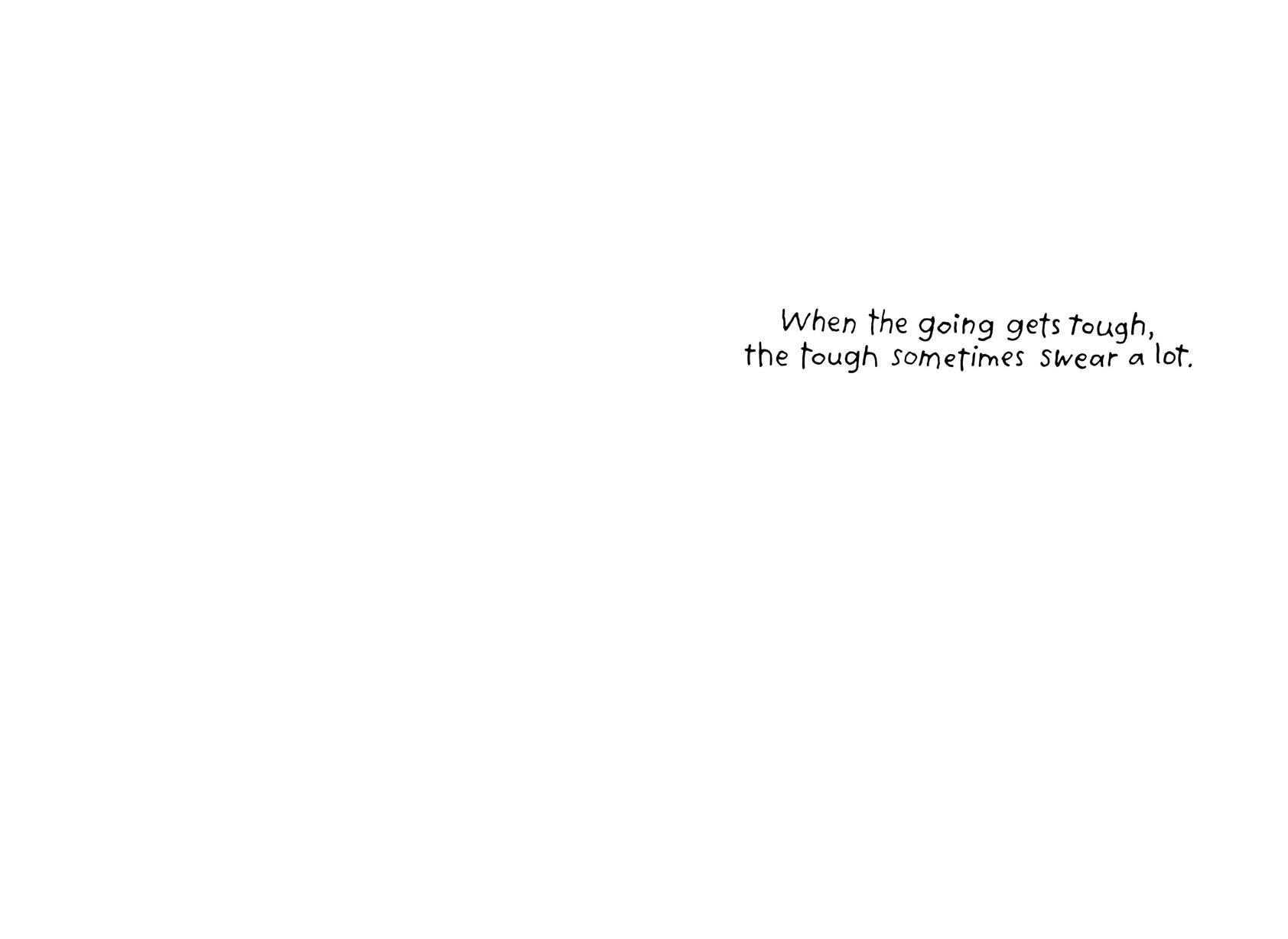 Potty Mouth Kitty Funny Encouragement Card