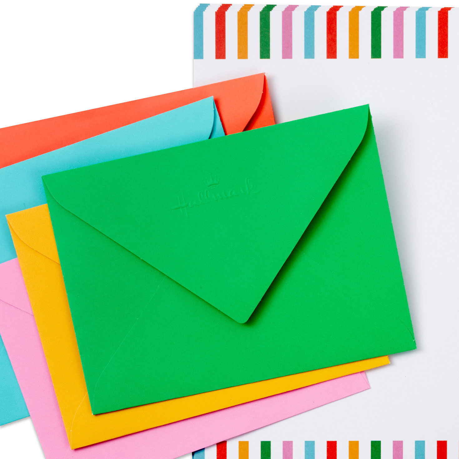 Bright Stripes on White Stationery Set, 36 Sheets for only USD 15.99 | Hallmark