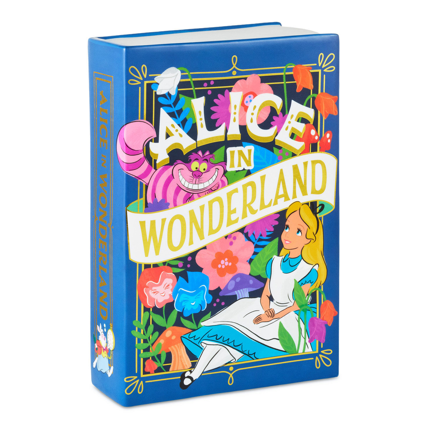 Disney Alice in Wonderland Book-Shaped Figurine With Light