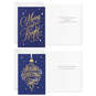 Gold Foil on Navy Boxed Christmas Cards Assortment, Pack of 72, , large image number 3