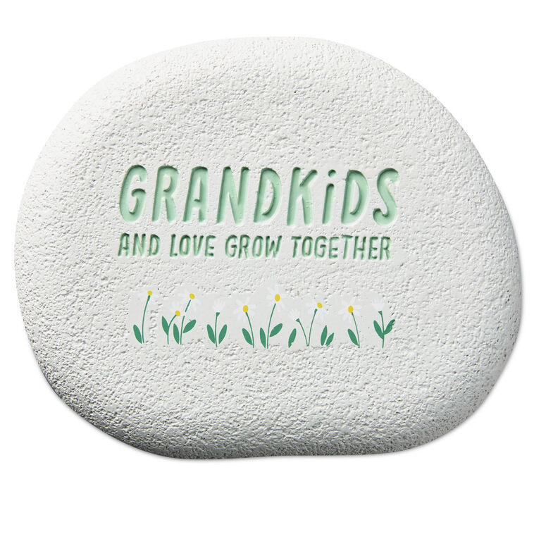 Grandkids and Love Garden Stone