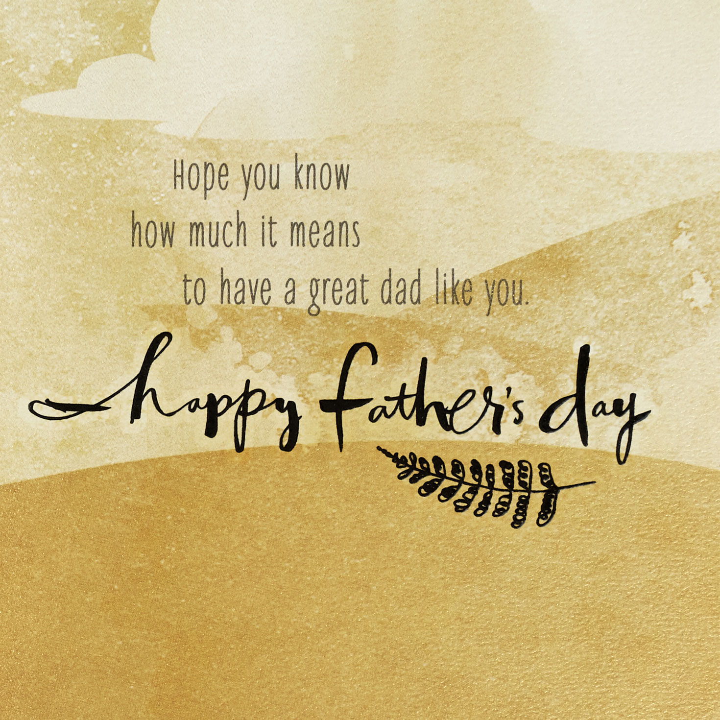 Trees on Path Dad Father's Day Card Sentiment image number 3