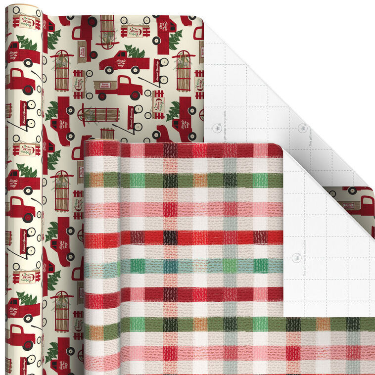 Weathered and Warm Holiday Wrapping Paper Rolls  image number 6
