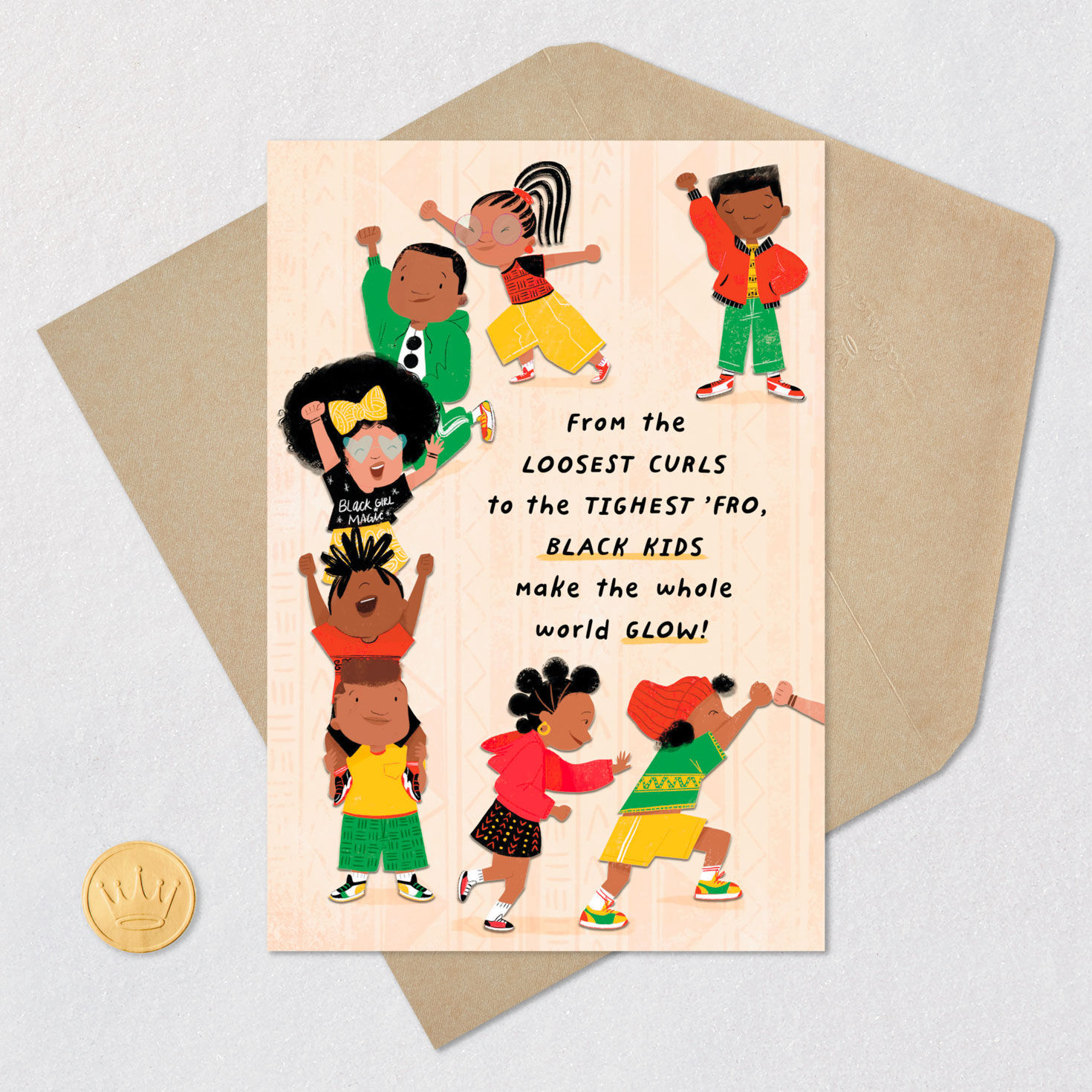 Black Kids Make the Whole World Glow Card, , large image number 5