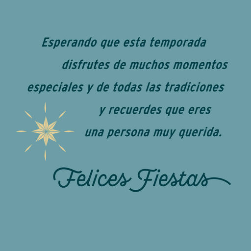 You Are Very Loved Spanish-Language Christmas Card for Nephew, 
