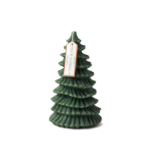 Paddywax Cypress & Fir Dimensional Tree Candle, 