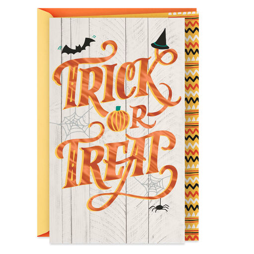 Trick or Treat Halloween Card, 