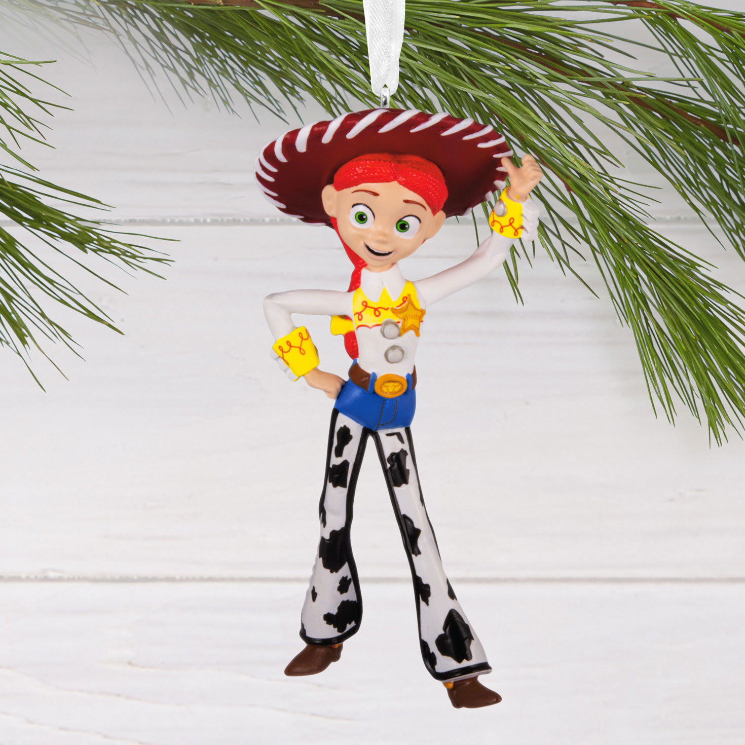 Disney/Pixar Toy Story 5 Jessie Christmas Ornament hanging on tree image number 2