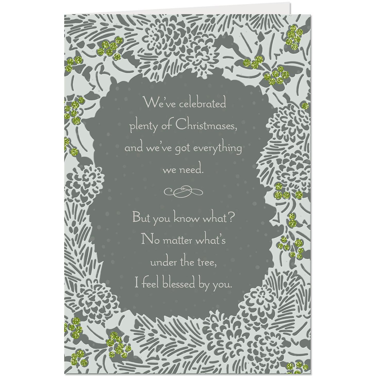 love sharing life with you romantic christmas card greeting cards romantic christmas cards