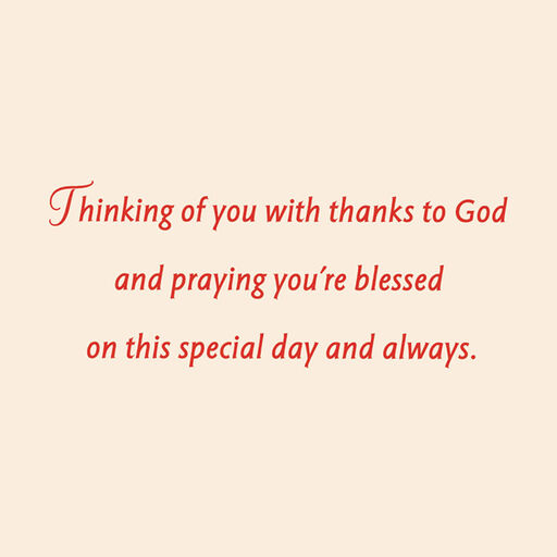 A Blessing for You Religious Thanksgiving Card, 