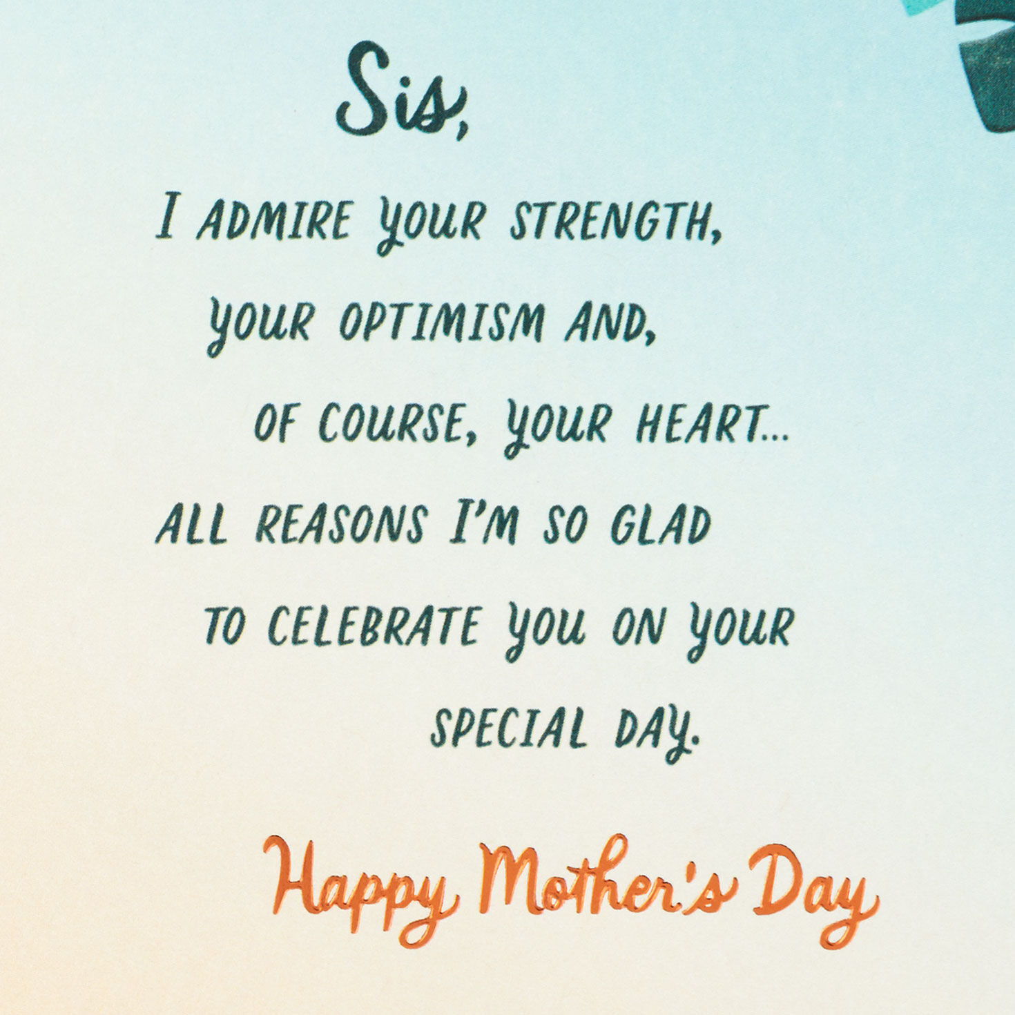 You Always Put Family First Mother's Day Card for Sister, , large image number 2