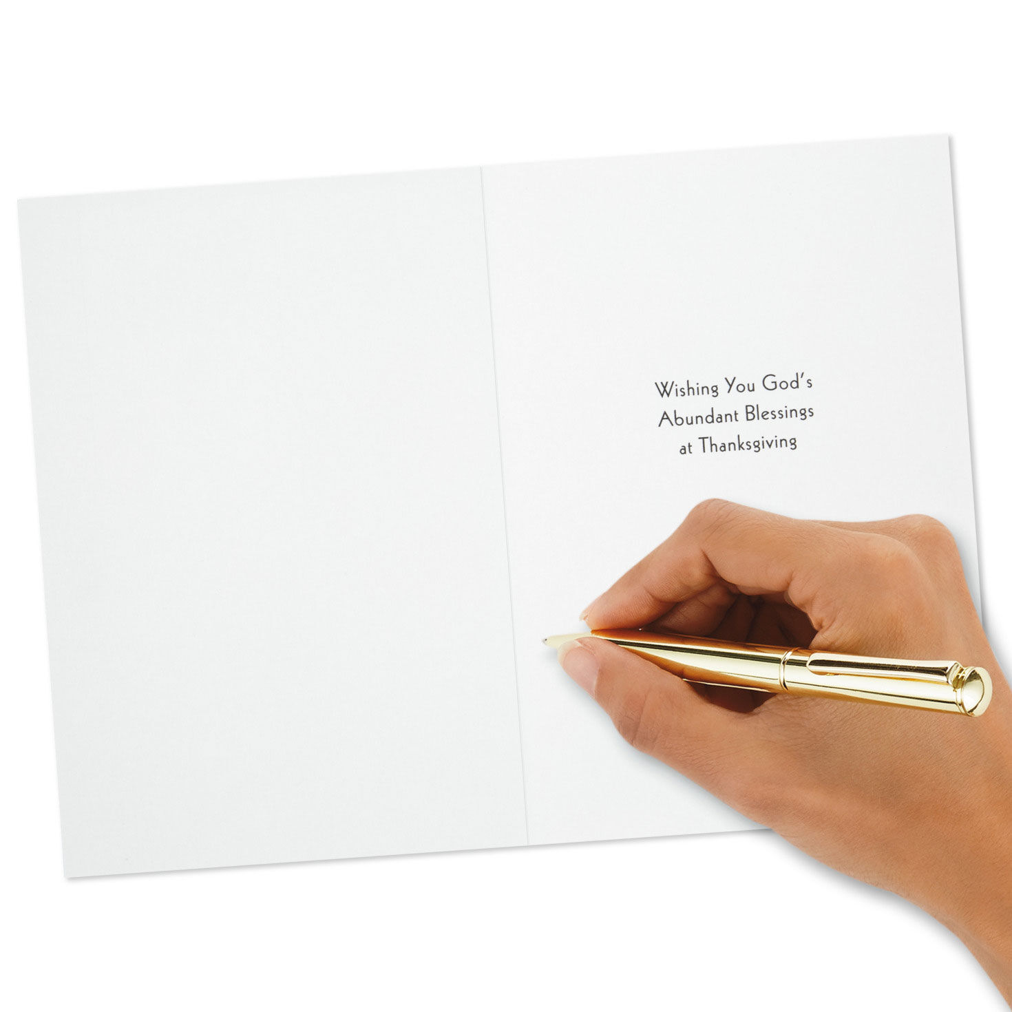 Pumpkin Pie Religious Thanksgiving Cards Pack Signing card image number 5