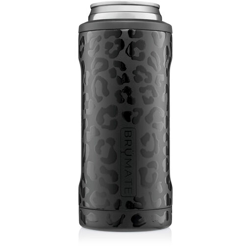 BruMate Onyx Leopard Stainless Steel Skinny Can Cooler, 12 oz., 