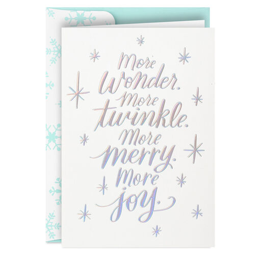 More Twinkle More Joy Boxed Holiday Cards, Pack of 16, 