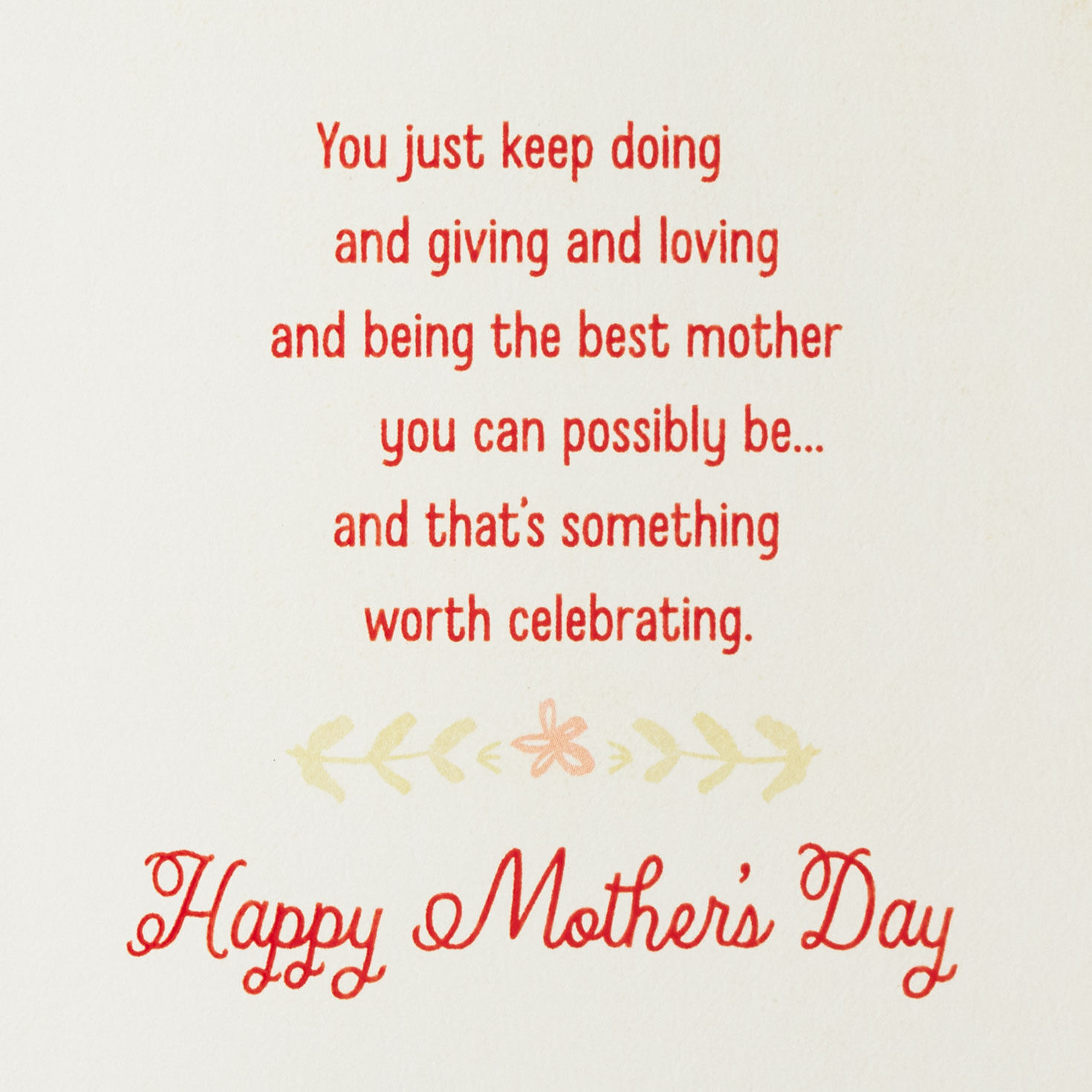 Yellow and Orange Mother's Day Card for Daughter Sentiment image number 3