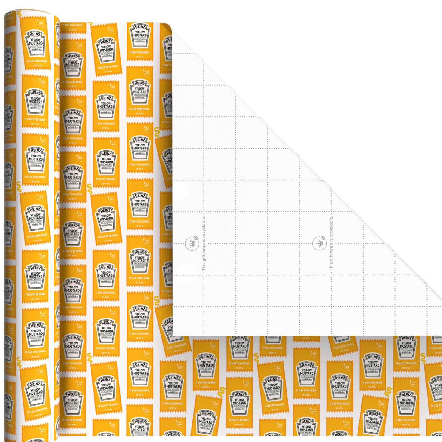 Wienermobile, Ketchup, Mustard Mini Gift Wrap Rolls Wrap Square image number 6