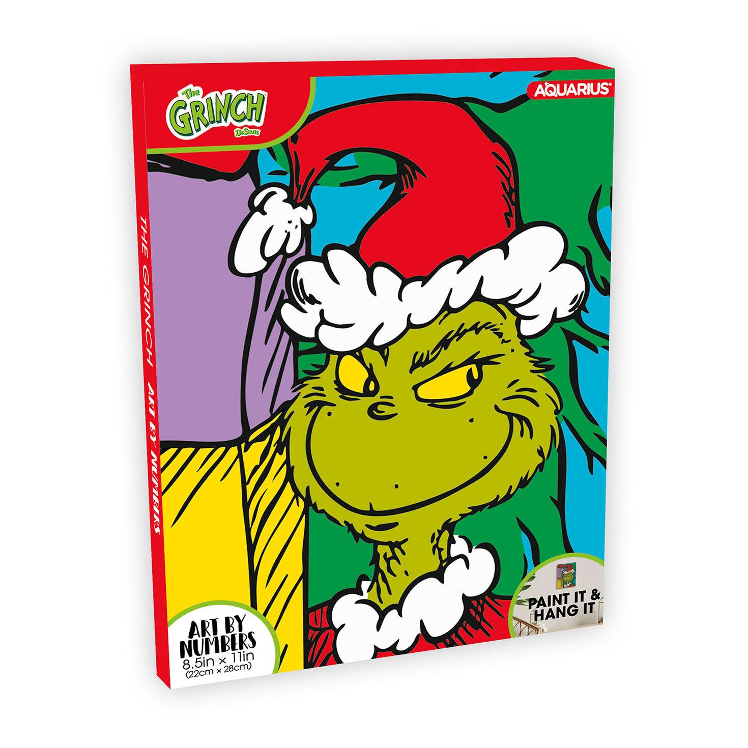 Grinch Mini Painting by Numbers Kit package image number 1