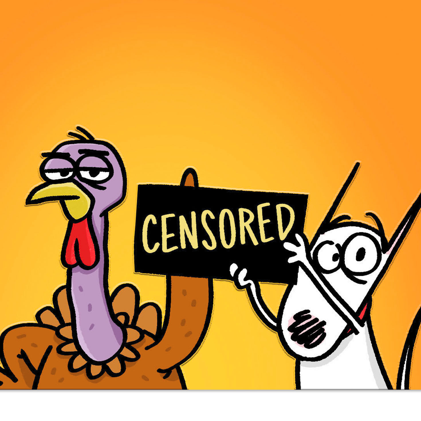 Maxine&trade; Give the Bird to Your Relatives Funny Thanksgiving Card, , large image number 3