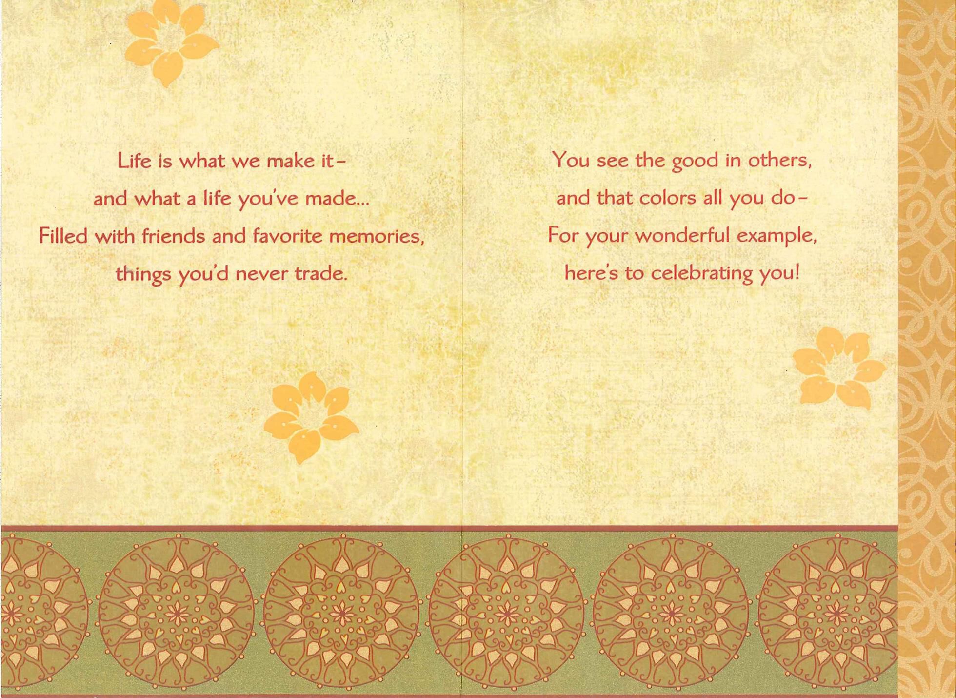 Hummingbirds and Flowers 90th Birthday Card