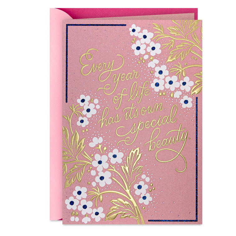 Special Beauty and Happiness Birthday Card
