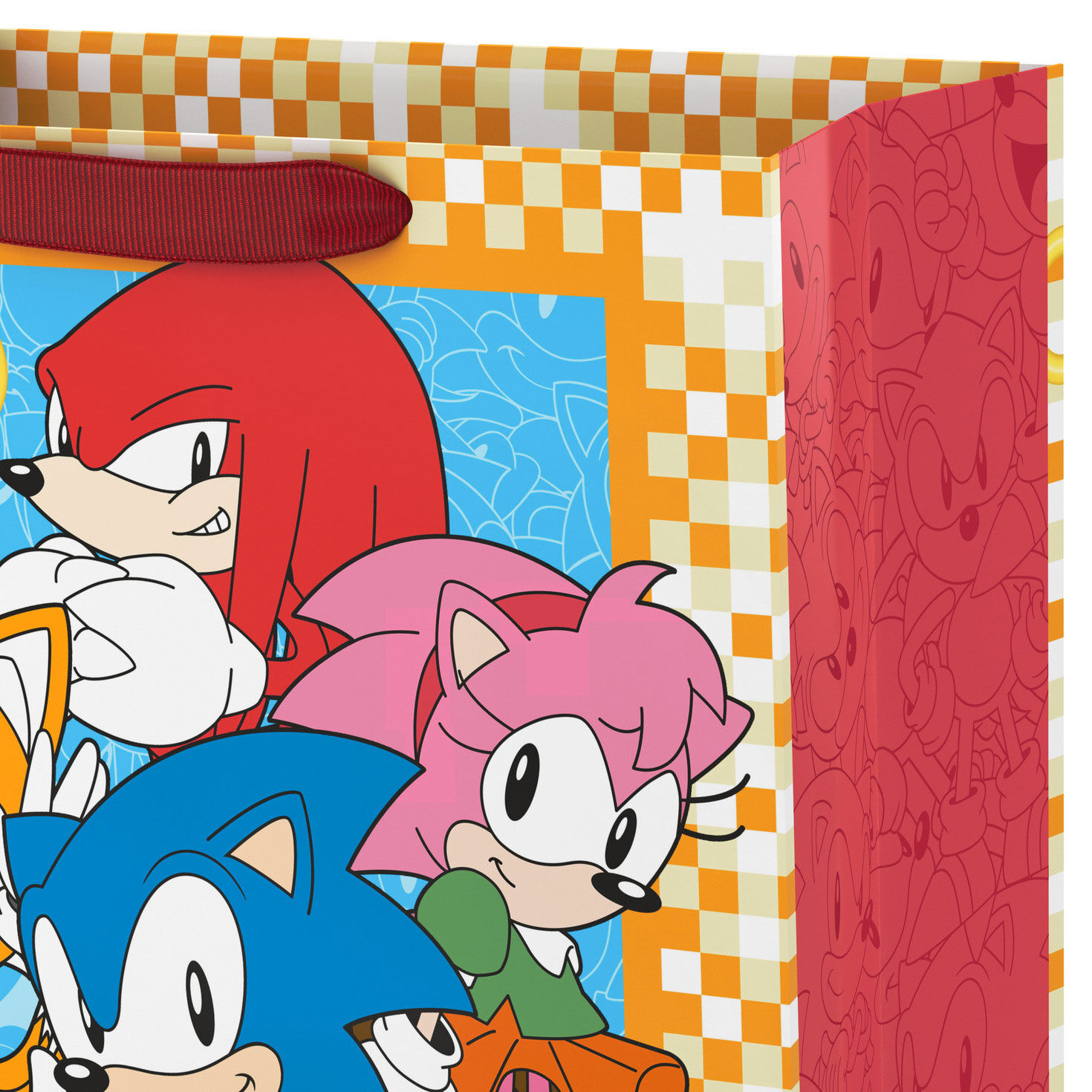 Sonic, Tails and Friends Large Gift Bag Handle Detail image number 4