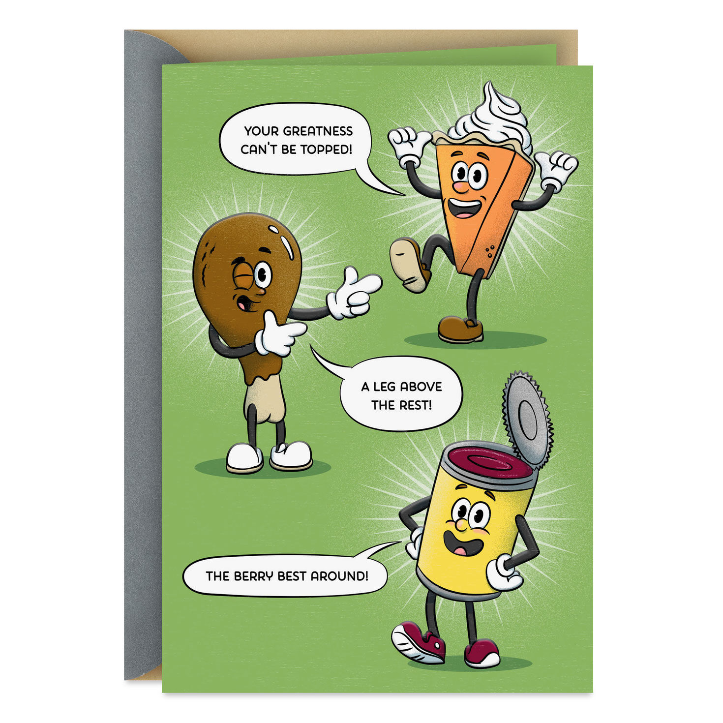 You're the Berry Best Funny Thanksgiving Card