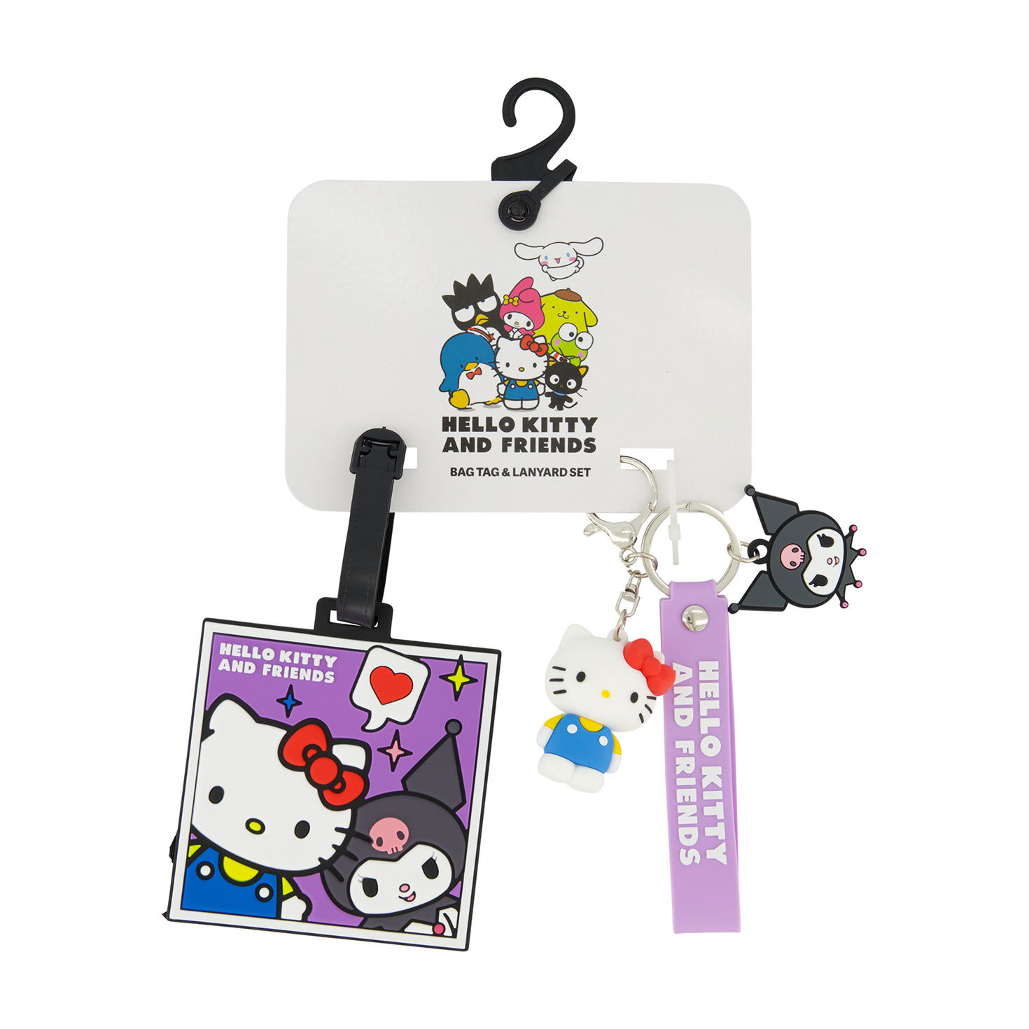 Hello Kitty and Friends Luggage Tag and Lanyard Set package front image number 3