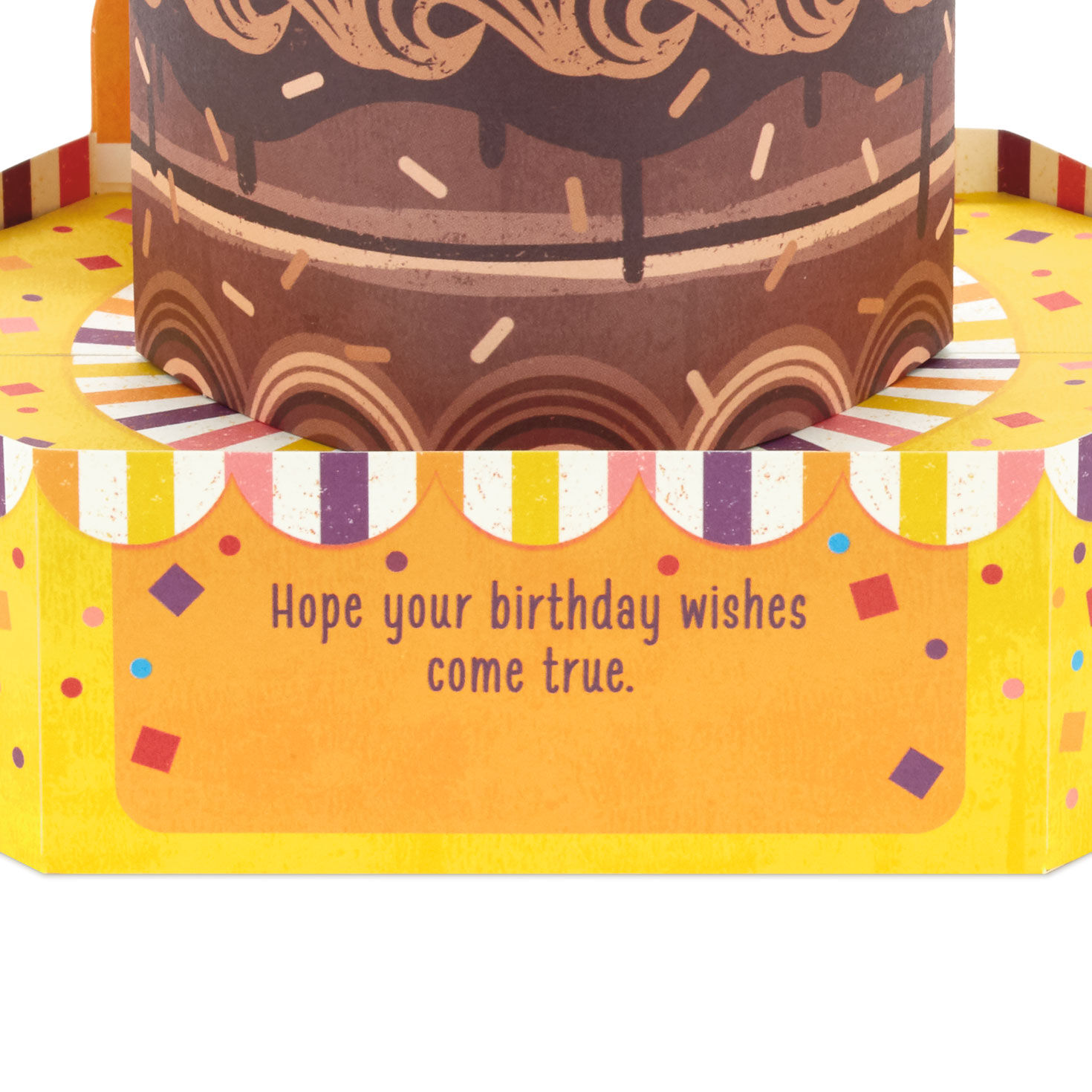 Chocolate Cake Musical 3D Pop-Up Birthday Card With Motion for only USD 11.99 | Hallmark