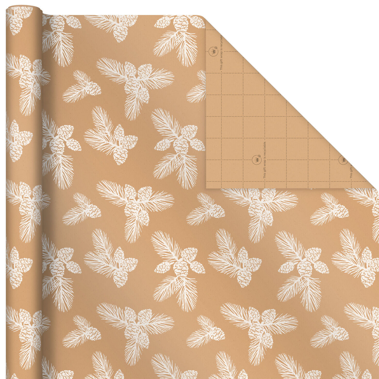Elegant Evergreens Holiday Wrapping Paper  image number 5