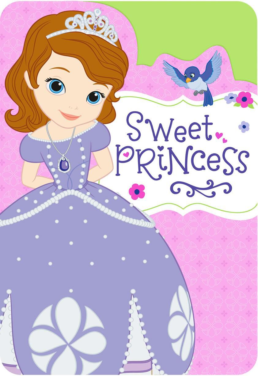 Sofia the First Sweet Princess Birthday Card for Girl