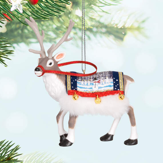Father Christmas's Reindeer Ornament, , large image number 2