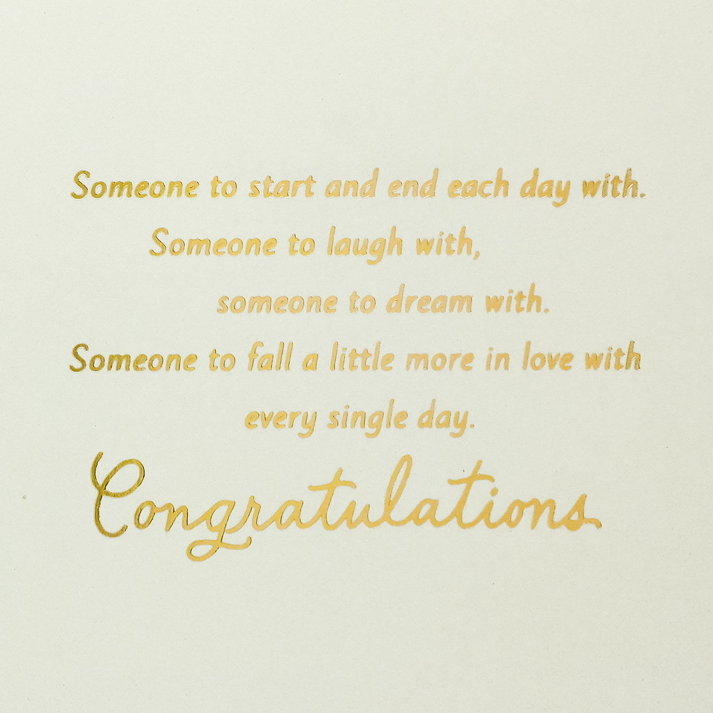 Hearts and Script Engagement Card for Couple sentiment image number 2