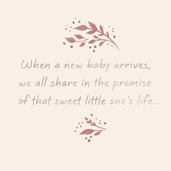 A Gift to Us All New Baby Card, , large image number 2