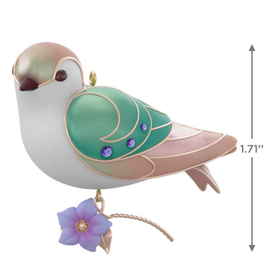 The Beauty of Birds Lady Violet-Green Swallow Ornament, , large image number 3
