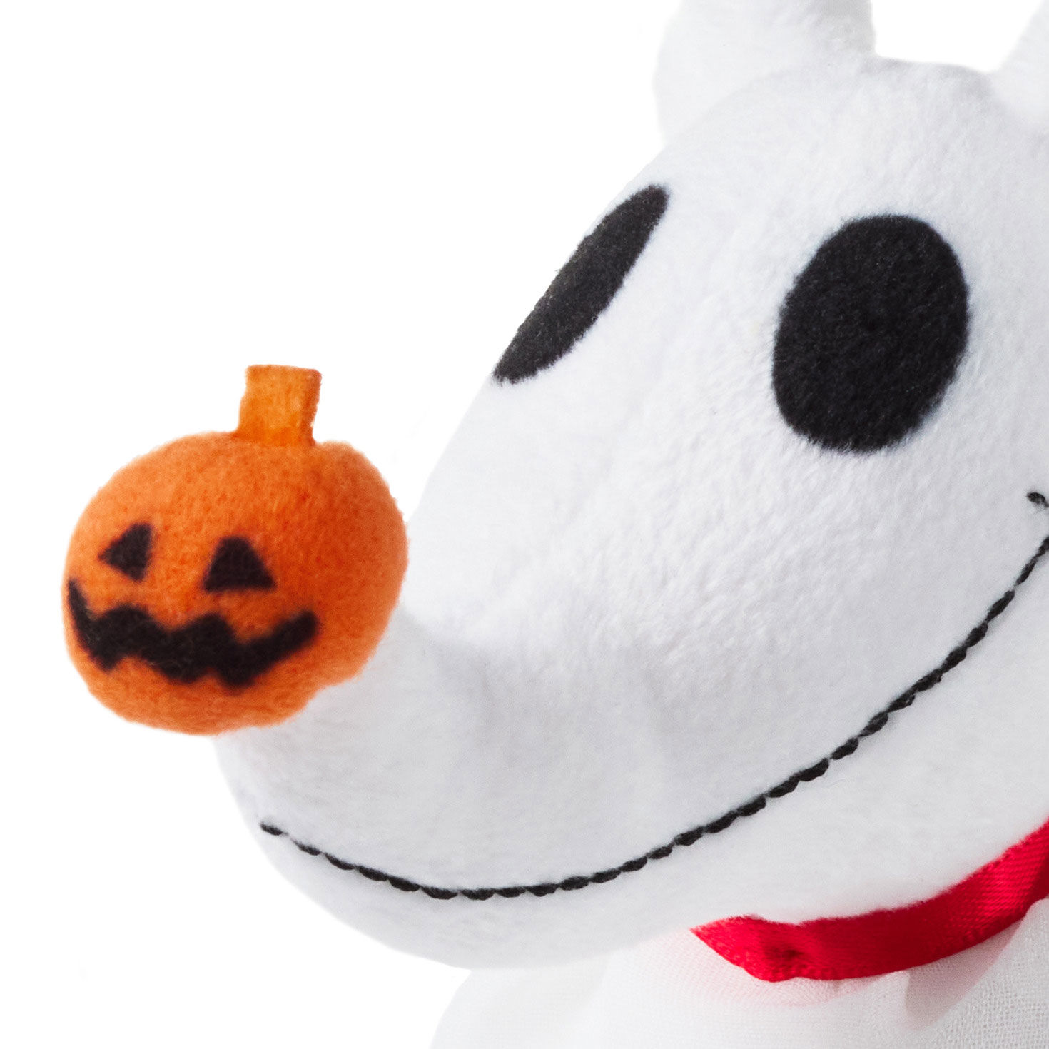 Nightmare Before Christmas Zero Ghost Dog Plush Toy upclose detail image number 5