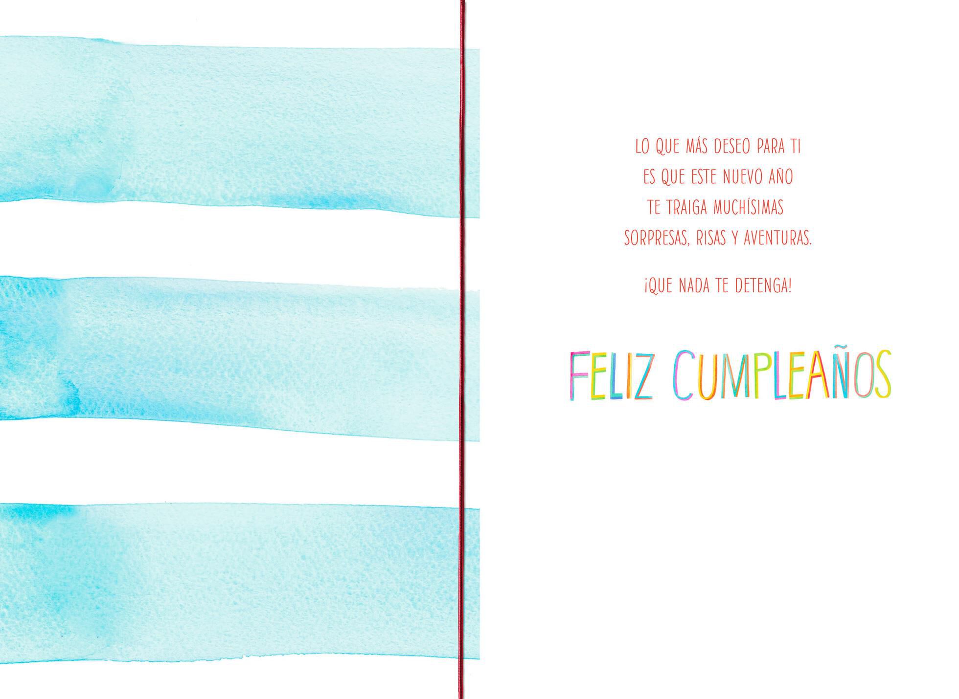 Live Out Loud Spanish-Language Birthday Card