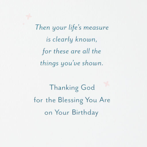 You are a Blessing Religious Birthday Card, 