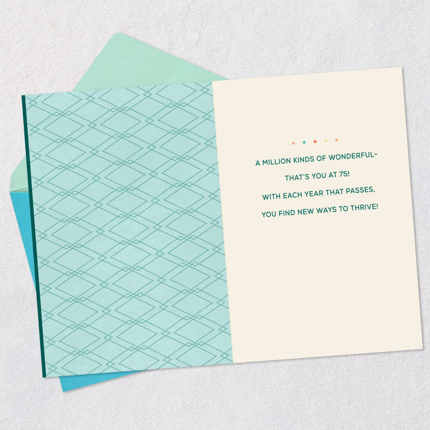 A Million Kinds of Wonderful 75th Birthday Card, , large image number 3