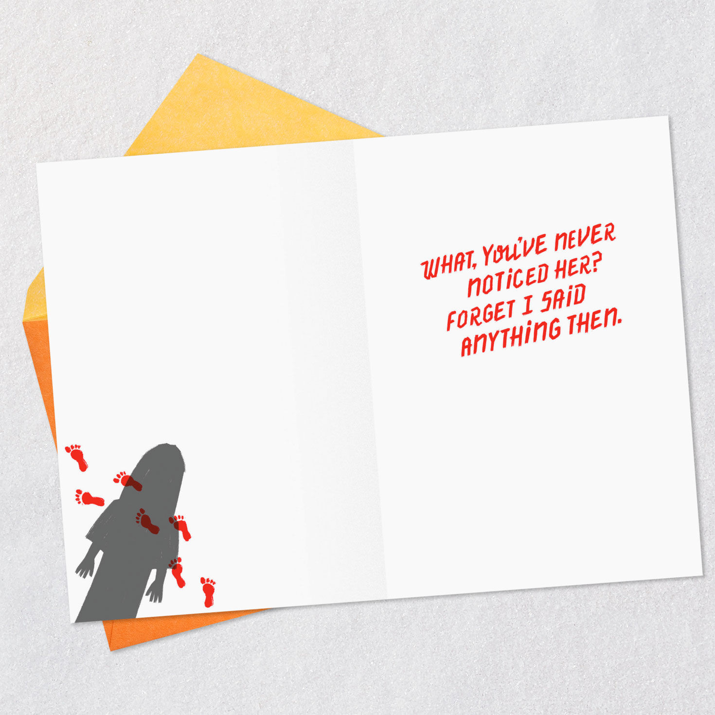 Creepy Delusions Halloween Funny Card Open card with envelope image number 3