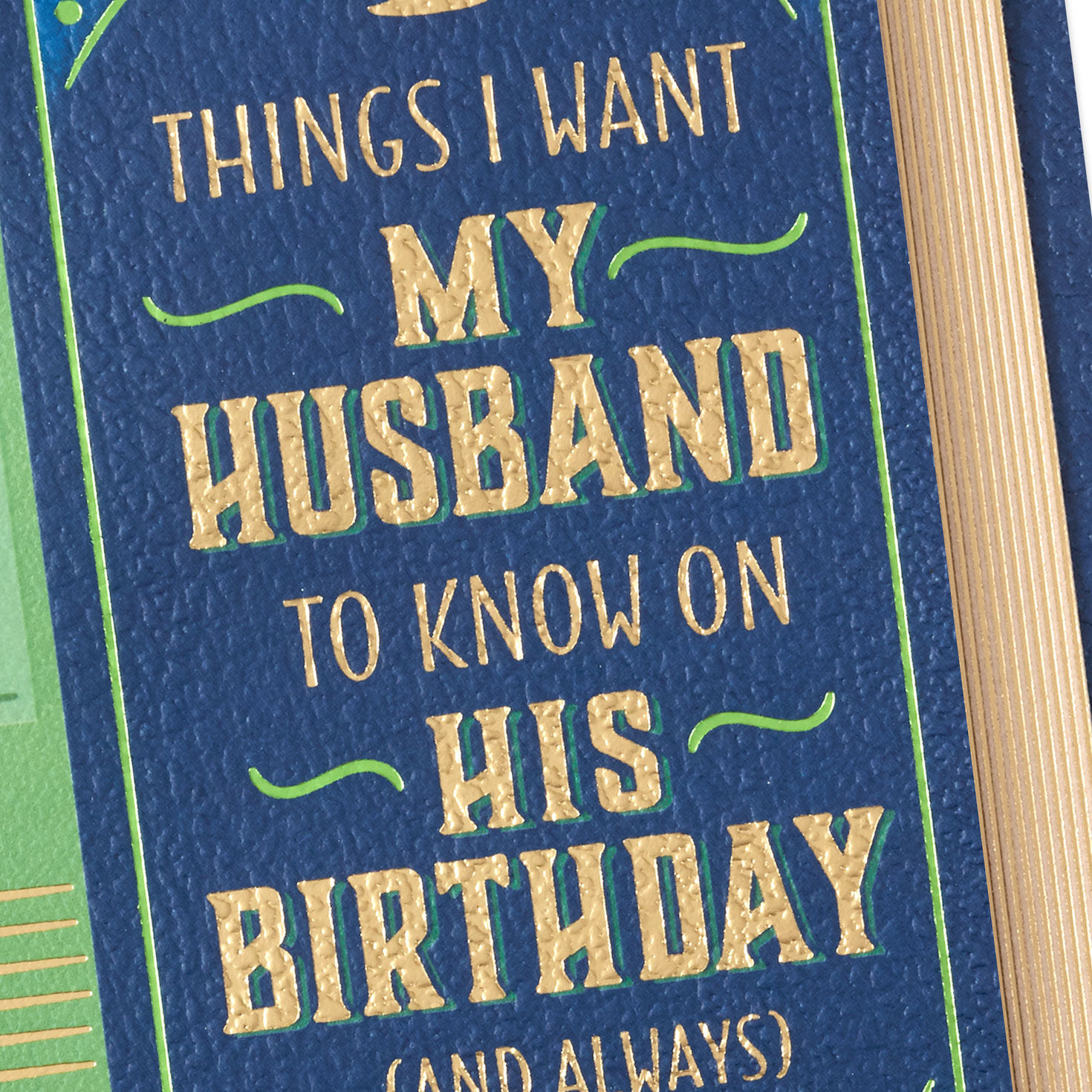 Things I Want You to Know Romantic Birthday Card for Husband for only USD 6.99 | Hallmark