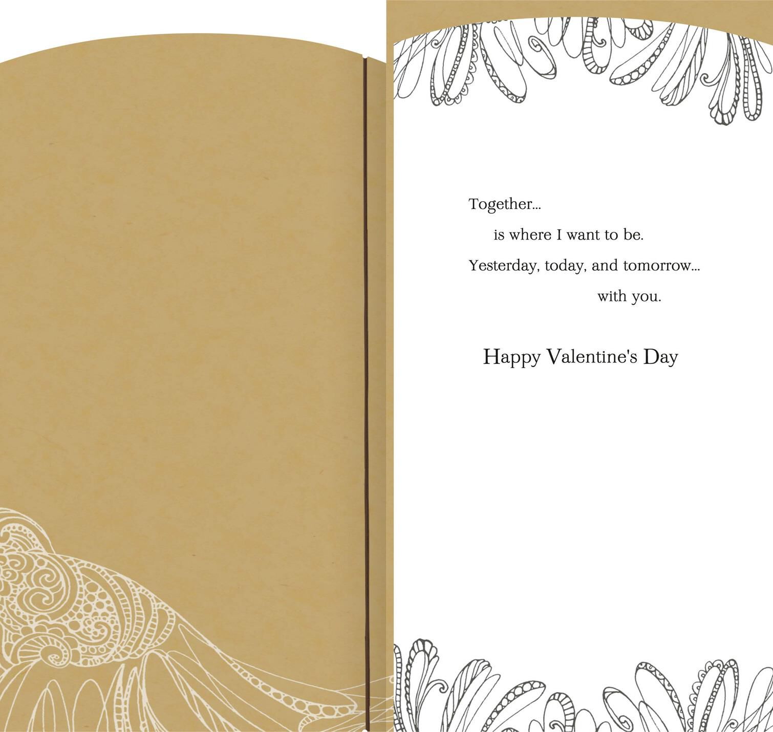 Together Forever Valentine's Day Card